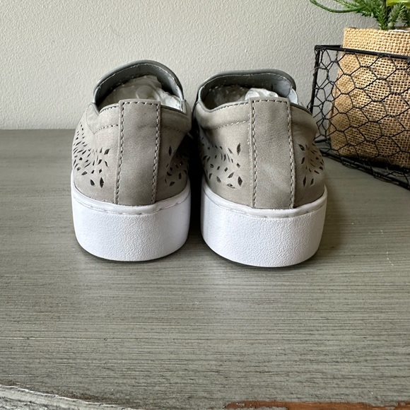 Vionic Gray Slip-On Sneakers with Cutout Design - Picture 4 of 7